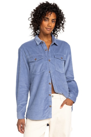 Chemisier boyfriend en velours - Ciel - Roxy