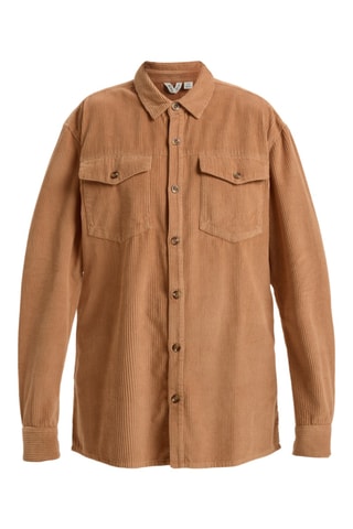 Chemisier boyfriend en velours - Camel - Roxy
