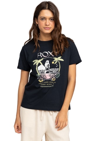 T-shirt loose en coton biologique - Noir - Roxy
