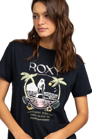 T-shirt loose en coton biologique - Noir - Roxy