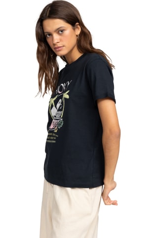 T-shirt loose en coton biologique - Noir - Roxy