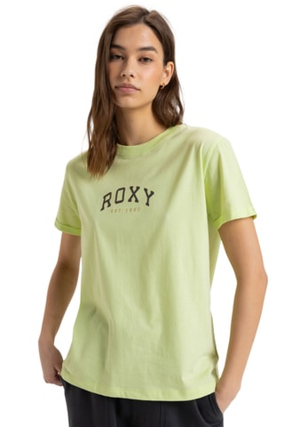 T-shirt regular en coton biologique - Vert clair - Roxy