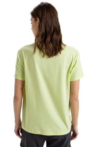 T-shirt regular en coton biologique - Vert clair - Roxy