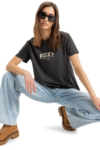 T-shirt regular en coton biologique - Noir - Roxy