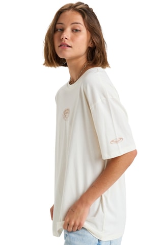 T-shirt loose en coton biologique - Blanc - Roxy
