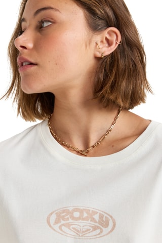 T-shirt loose en coton biologique - Blanc - Roxy