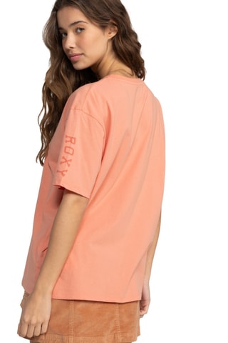 T-shirt loose en coton biologique - Rose - Roxy