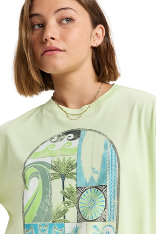 T-shirt relaxed en coton biologique - Vert - Roxy