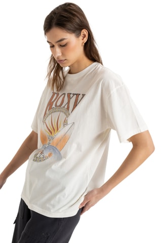 T-shirt relaxed en coton biologique - Blanc - Roxy