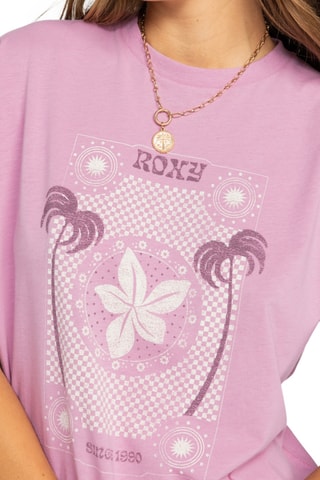 T-shirt relaxed en coton biologique - Violet - Roxy