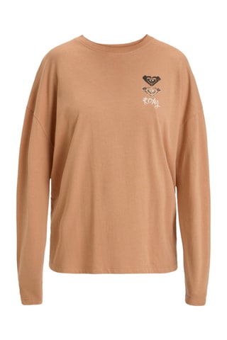 T-shirt regular en coton biologique - Marron - Roxy