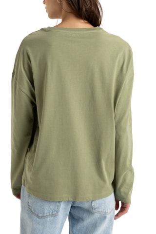 T-shirt regular en coton biologique - Vert - Roxy