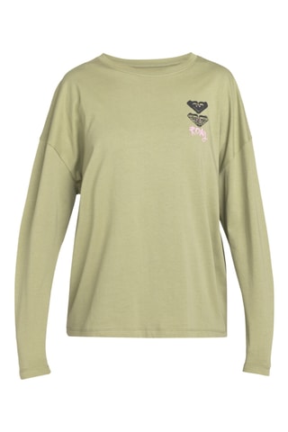T-shirt regular en coton biologique - Vert - Roxy