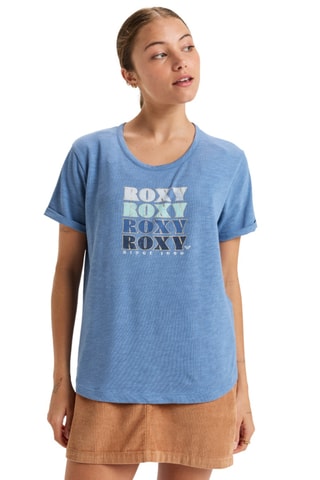 T-shirt regular - Bleu clair chiné - Roxy