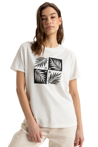 T-shirt regular en coton biologique - Blanc - Roxy