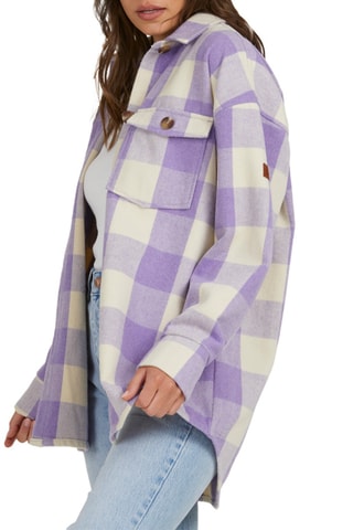 Surchemise 
Violet et beige - Roxy