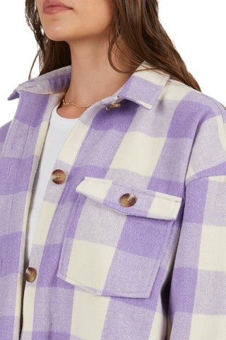 Surchemise 
Violet et beige - Roxy