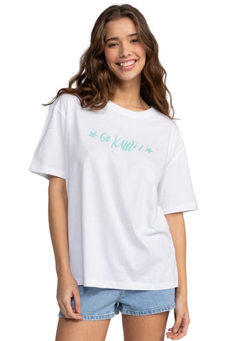 T-shirt en coton biologique - Blanc - Roxy