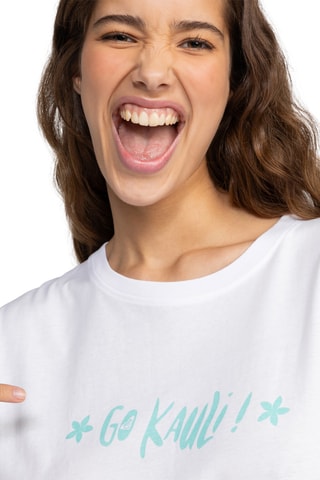 T-shirt en coton biologique - Blanc - Roxy