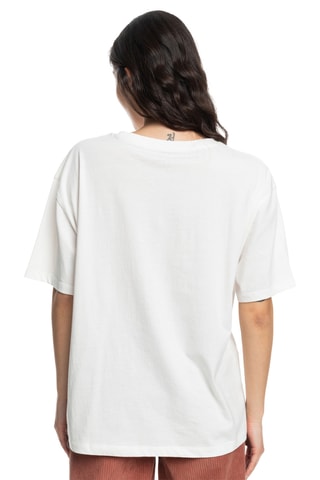 T-shirt oversize en coton biologique - Blanc - Roxy