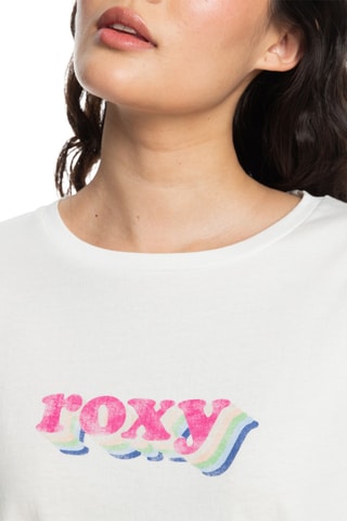 T-shirt oversize en coton biologique - Blanc - Roxy
