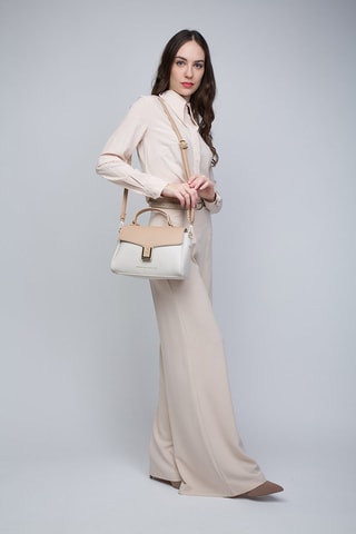 Borsa a mano - Beige e taupe