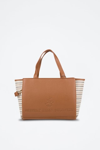 Borsa a mano - Cammello e beige