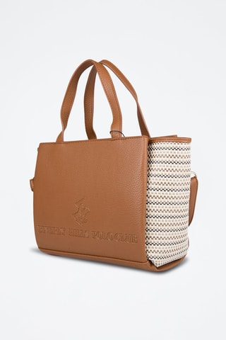Borsa a mano - Cammello e beige