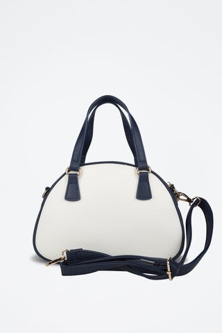Sac à main - Blanc et bleu marine