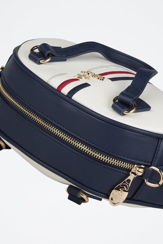 Sac à main - Blanc et bleu marine