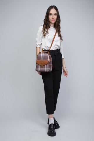 Sac à dos Gris et marron