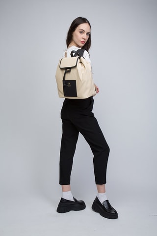 Sac à dos Beige et noir