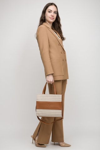 Sac porté épaule - Camel