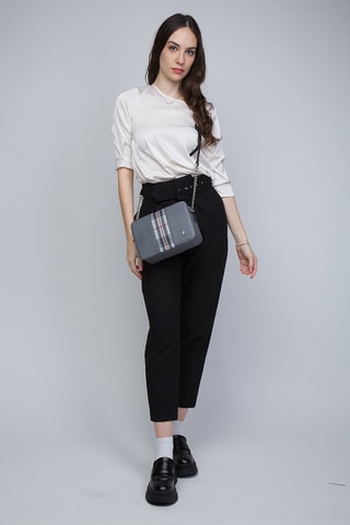 Sac bandoulière Gris et noir