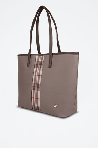Cabas Gris et marron