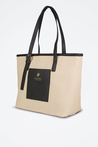 Cabas Beige et noir