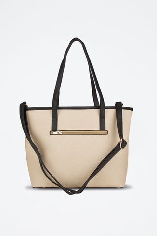 Cabas Beige et noir