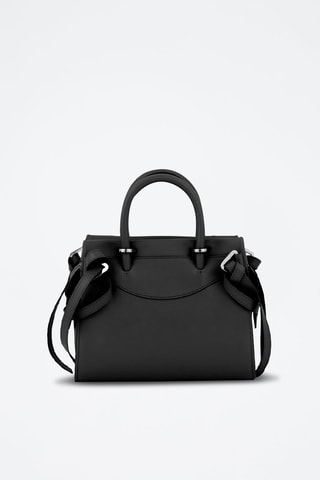 Sac à main en cuir Carryall - Noir