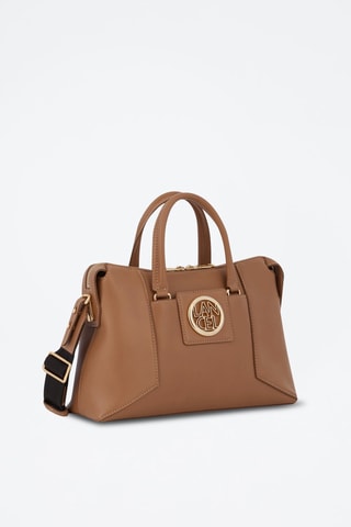 Sac à main en cuir Roxane S - Marron
