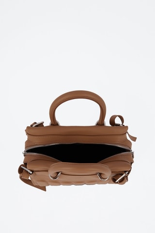 Sac à main en cuir Rodeo M - Marron clair