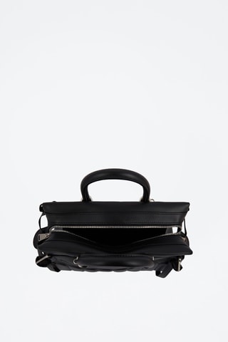 Sac à main en cuir Rodeo M - Noir