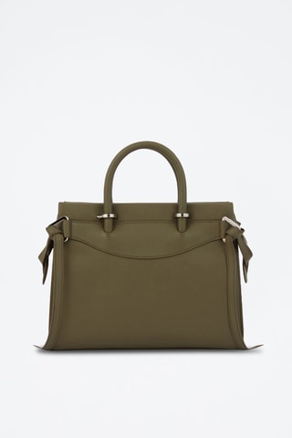 Sac à main en cuir Mini Rodeo - Kaki