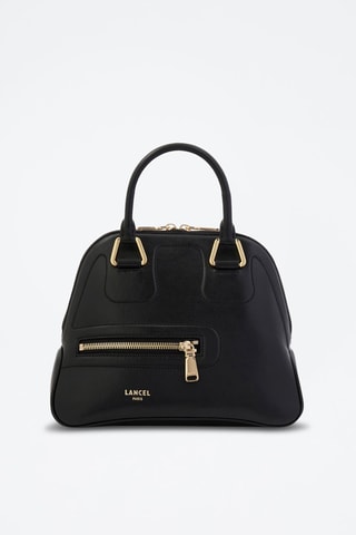 Sac à main en cuir Cameleon M - Noir