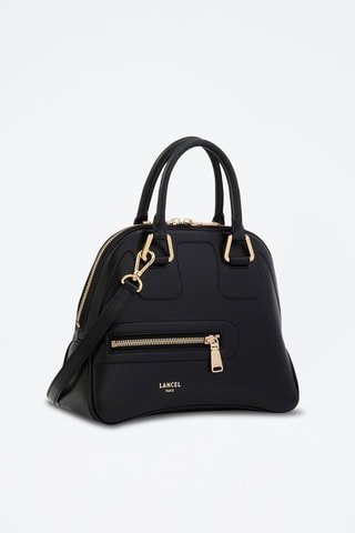 Sac à main en cuir Cameleon M - Noir