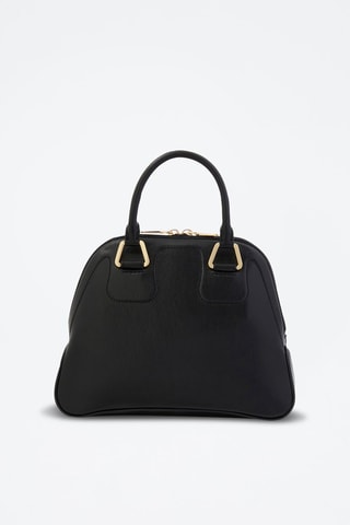 Sac à main en cuir Cameleon M - Noir
