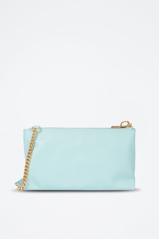 Pochette en cuir Billie - Menthe