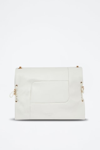 Sac porté épaule en cuir Billie - Blanc