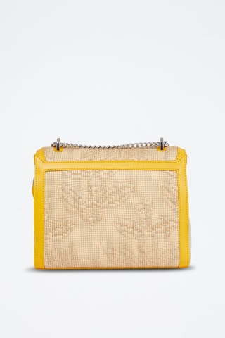 Sac porté épaule Ninon - Beige et jaune