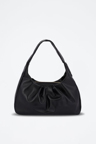 Sac porté épaule en cuir Hobo - Noir