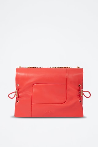 Sac bandoulière en cuir Billie - Rouge